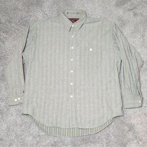 Comfort Outfitters Boho Hippie Neutral Button Up Long‎ Sleeve Men's Size 2XL